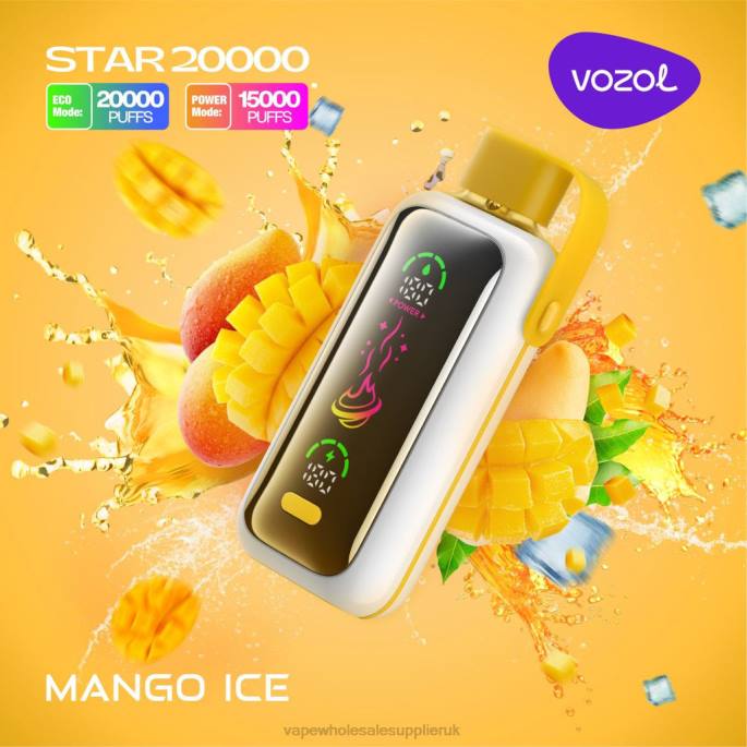 VOZOL STAR 20000 P4T813 MANGO ICE Vape Wholesale Birmingham