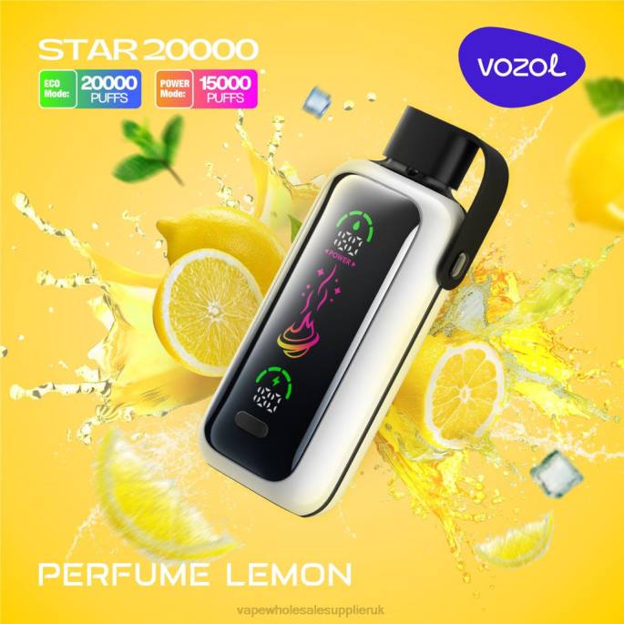 VOZOL STAR 20000 P4T817 PERFUME LEMON Vape Wholesale Supplier UK