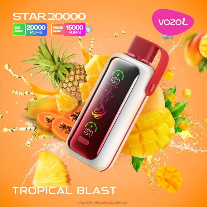 VOZOL STAR 20000 P4T82 TROPICAL BLAST Vape Wholesale Supplier