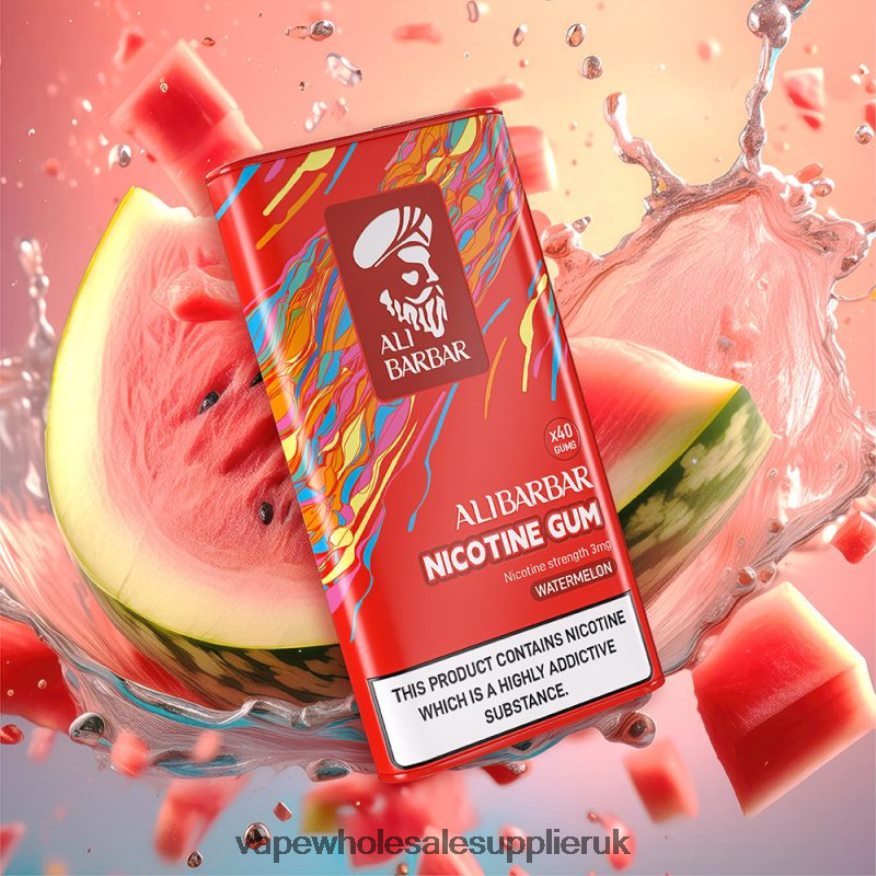 Vape Wholesale UK 0R6DD885 Alibarbar Nicotine Gum Watermelon