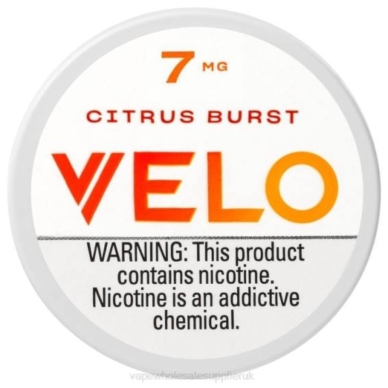 Vape Wholesale Near Me 022N44 | VELO Citrus Burst Nicotine Pouch 7mg