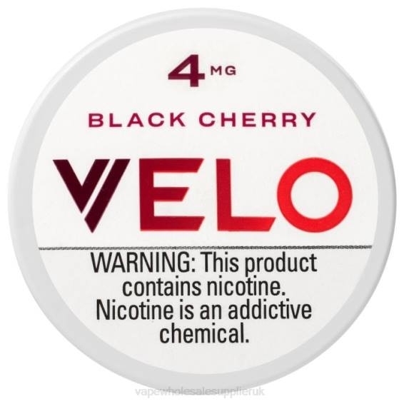 Vape Wholesale Supplies 022N37 | VELO Black Cherry Nicotine Pouch 4mg