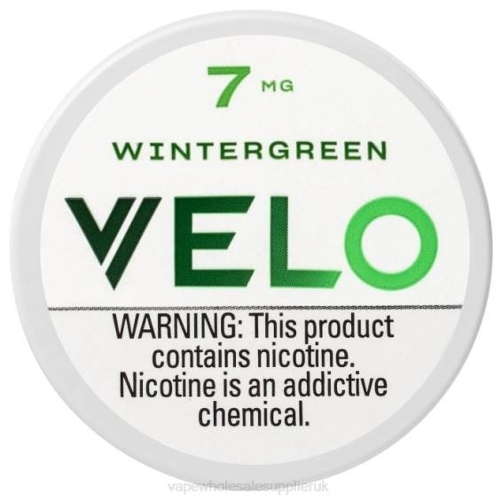 Vape Wholesale Supplies 022N47 | VELO Wintergreen Nicotine Pouch 7mg