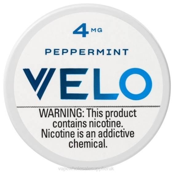 Vape Wholesale UK 022N41 | VELO Peppermint Nicotine Pouch 4mg