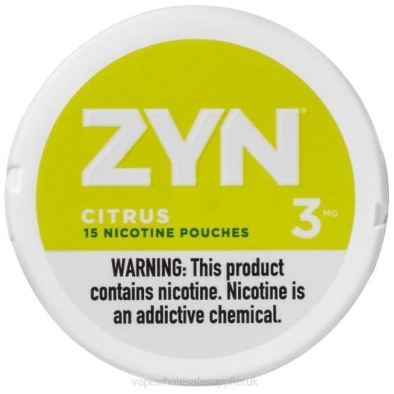 Vape Wholesale Supplies 022N27 | ZYN Citrus Nicotine Pouch 3mg