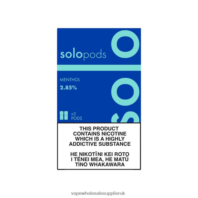 Vape Wholesale Birmingham 884R051 - Solo Replacement Pod 2-Pack Menthol