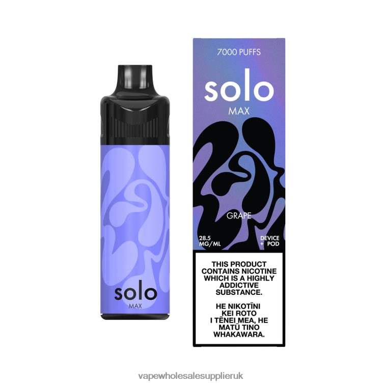 Vape Wholesale Near Me 884R067 - Solo MAX Pod Kit Grape