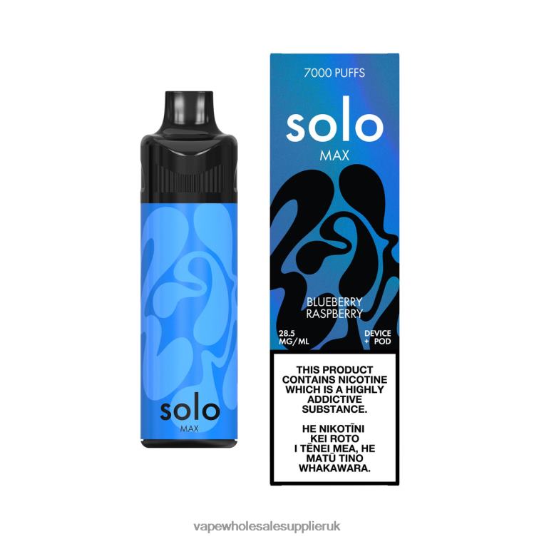 Vape Wholesale Supplier 884R065 - Solo MAX Pod Kit Blueberry Raspberry