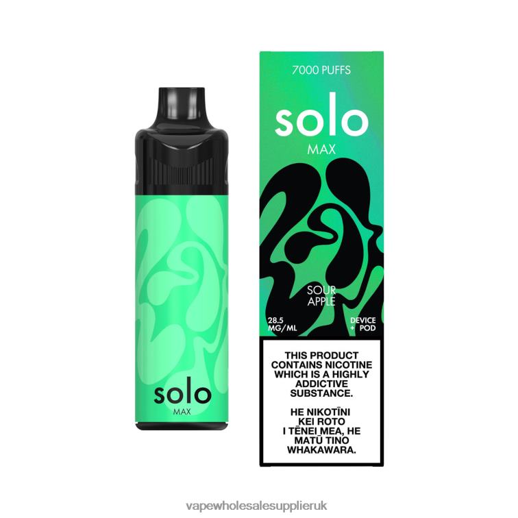 Vape Wholesale Supplies 884R070 - Solo MAX Pod Kit Sour Apple