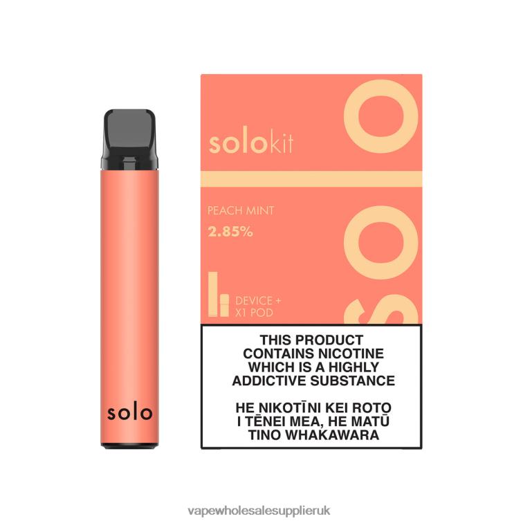 Electronic Cigarette Wholesale 884R044 - Solo Pod Kit Peach Mint