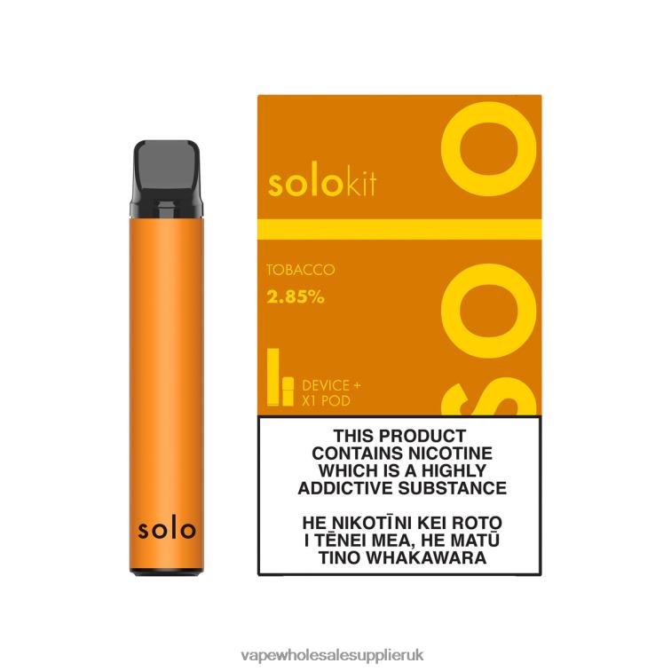 Vape Wholesale Supplier UK 884R048 - Solo Pod Kit Tobacco